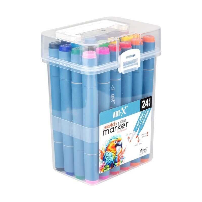 Rich Art-X Sketch Marker Duo 24 Lü Set 18047