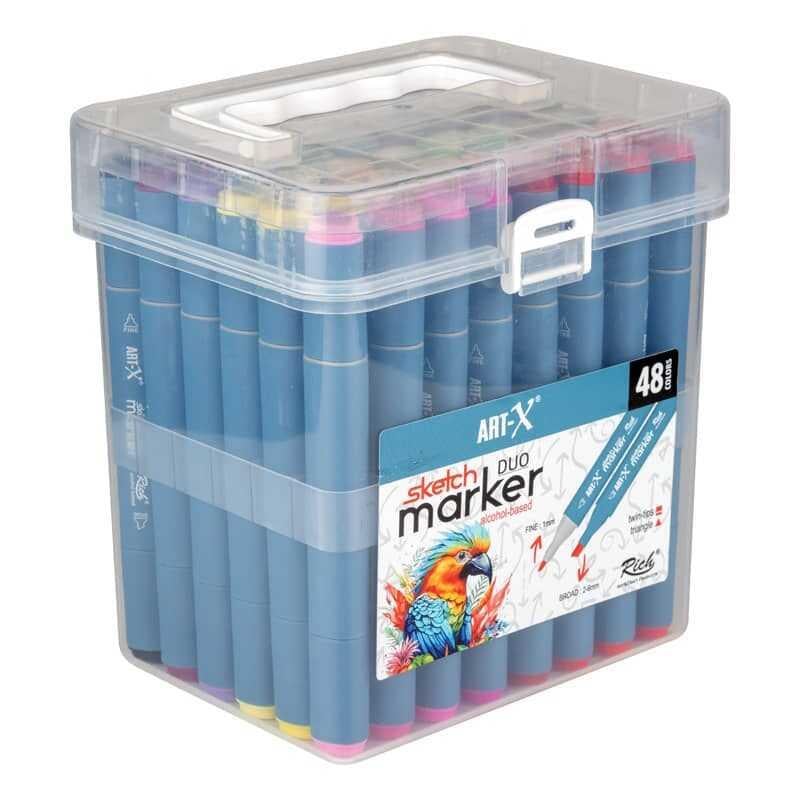 Rich Art-X Sketch Marker Duo 48 Li Set 18049