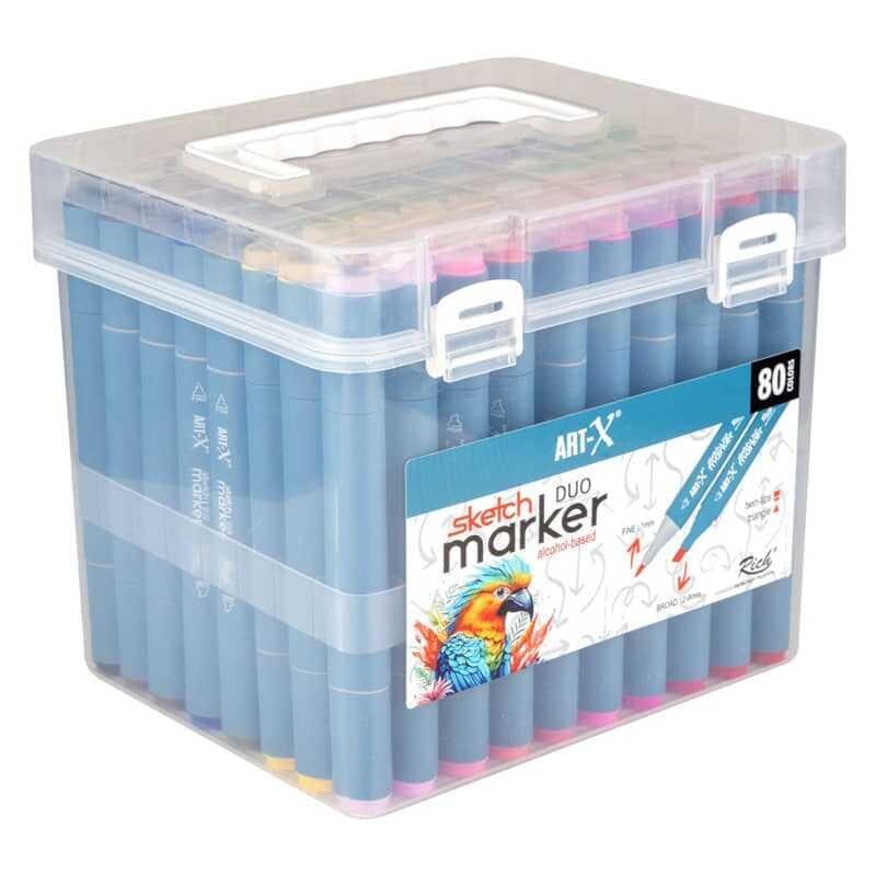 Rich Art-X Sketch Marker Duo 80 Li Set 18051