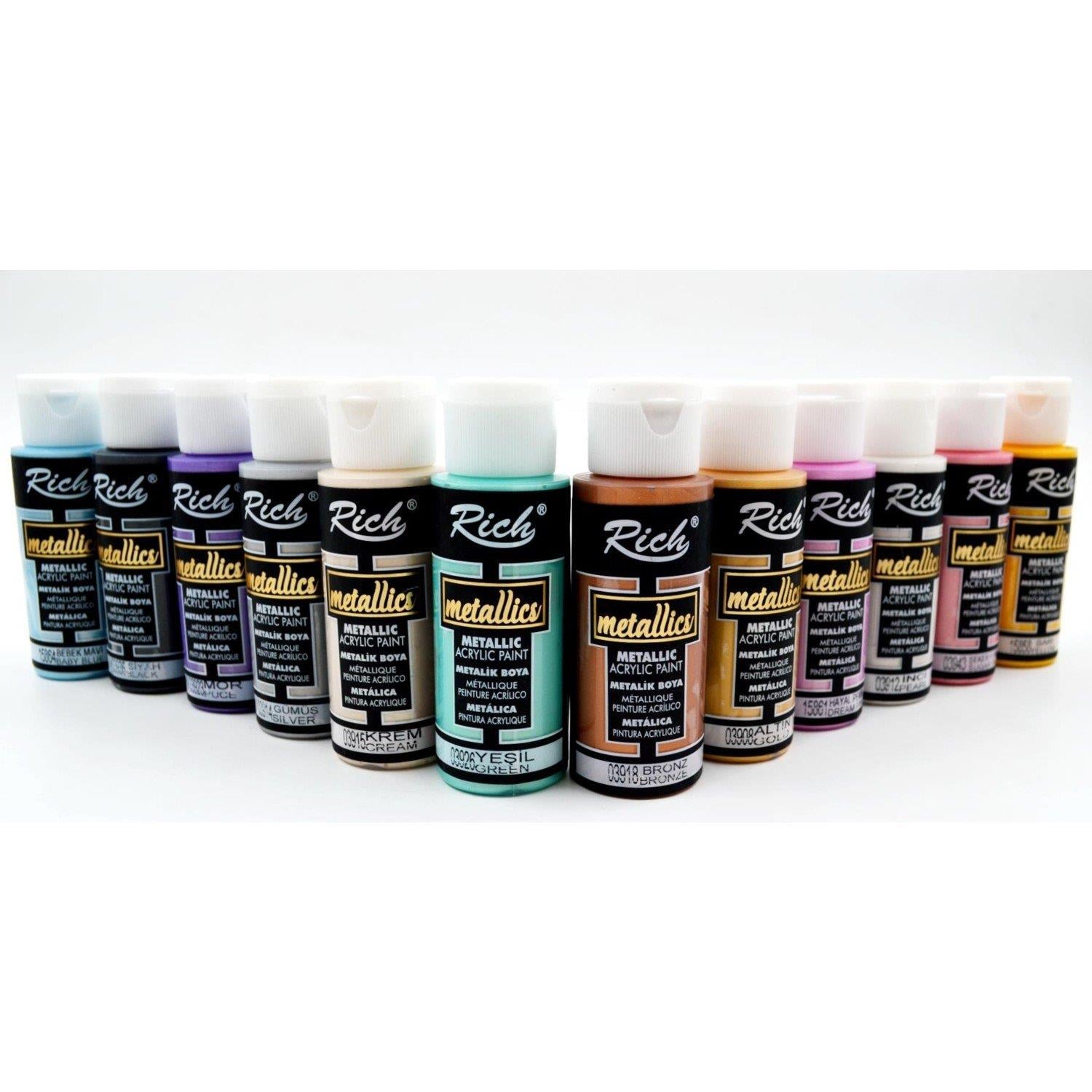 Rich Mastermix Metalik 60 CC 12 Li Set 14296