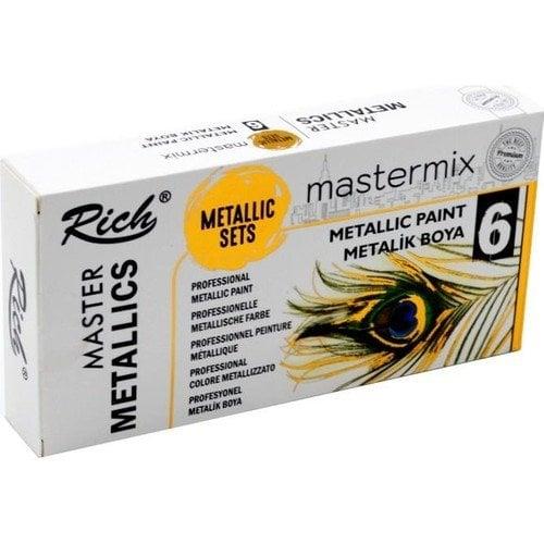 Rich Mastermix Metalik 60 CC 6 Lı Set 14295