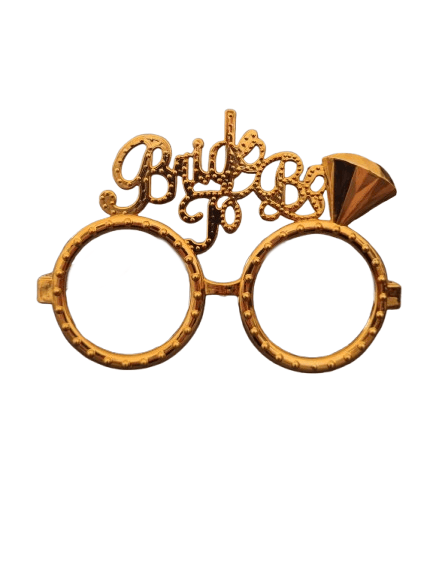 Rose Gold Bride To Be Parti Gözlüğü Bekarlığa Veda Plastik Parti Aksesuarı