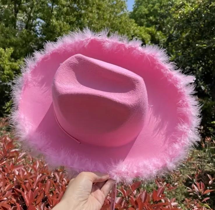 Şapka Kovboy Barbie Pembe