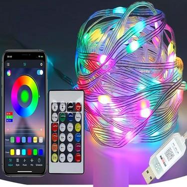 Şerit Led Renkli Kumandalı 10metre Usb Mix Işık 