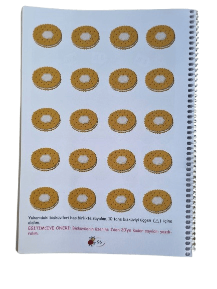 Sırada Ne Var - Okul öncesi Matematik Kitabı Spiralli 96 sayfa etkinlik ve aktivite kitabı