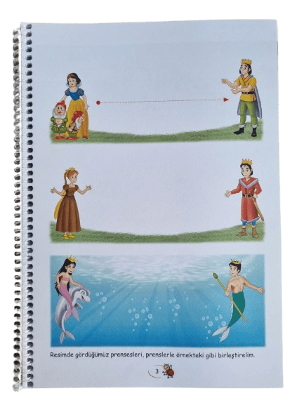 Sırada Ne Var - Okul öncesi Matematik Kitabı Spiralli 96 sayfa etkinlik ve aktivite kitabı