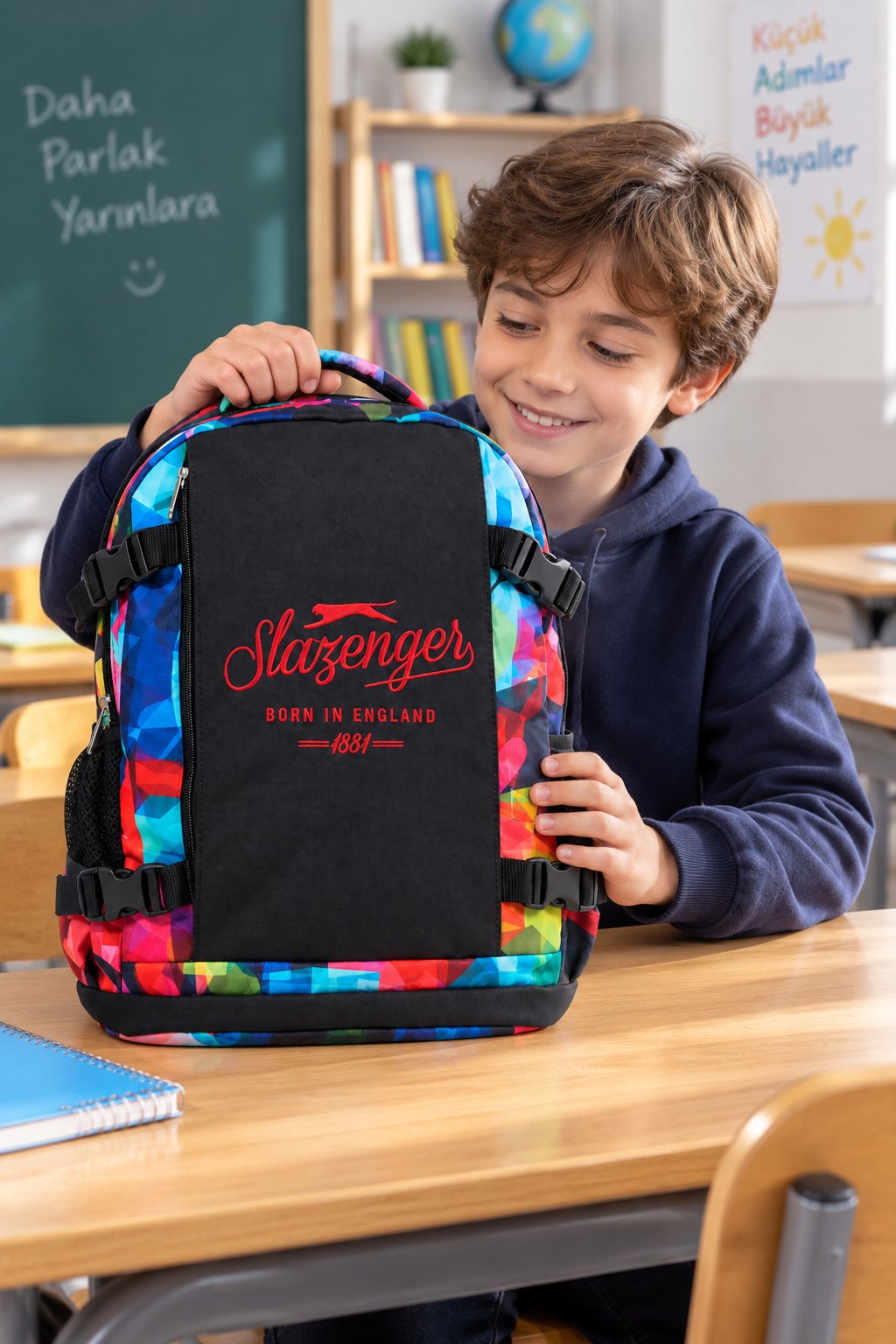 Slazenger Sırt Çantası Siyah renkli 22106