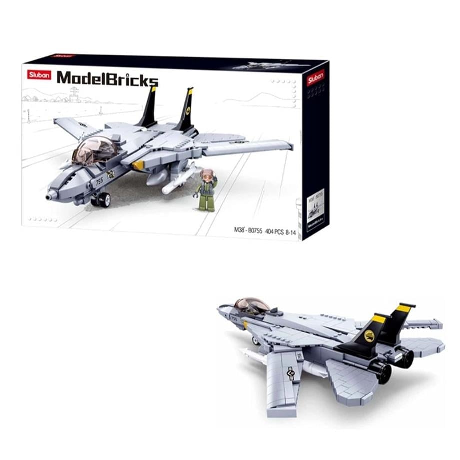 Sluban F14 Uçak Model Bricks 404 Parça