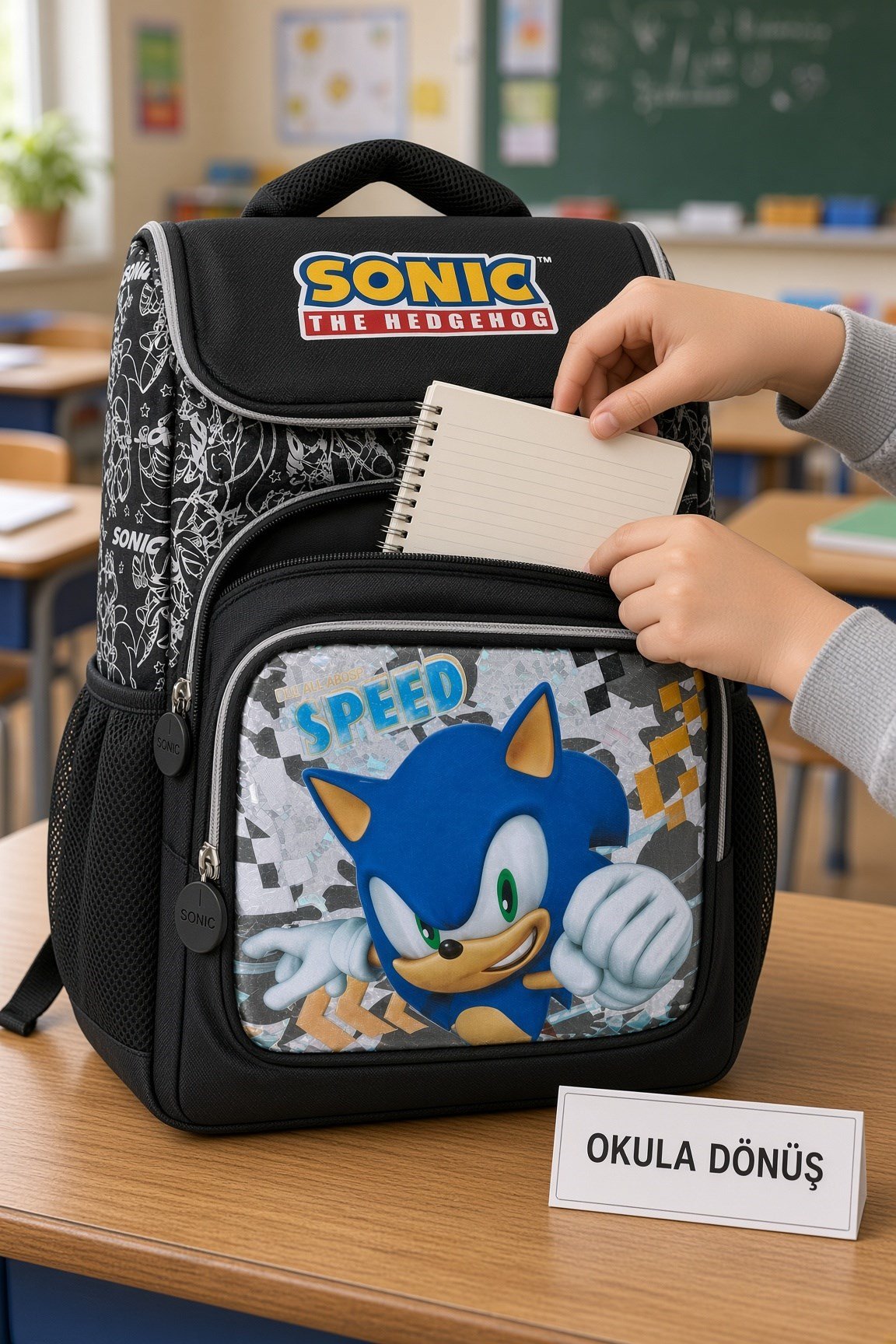 Sonic Okul Çantası 2042-9
