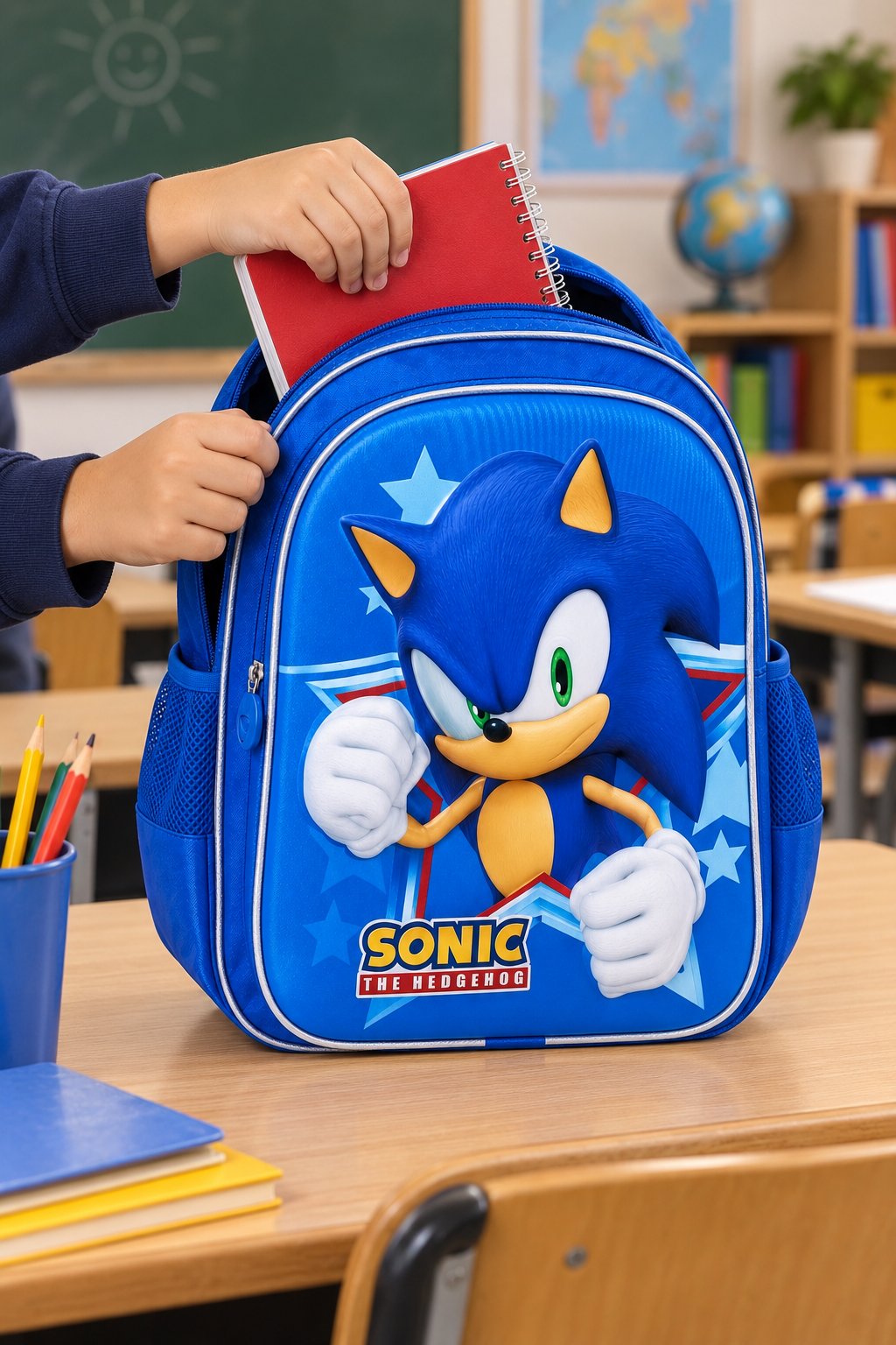 Sonic Okul Çantası 2046-9