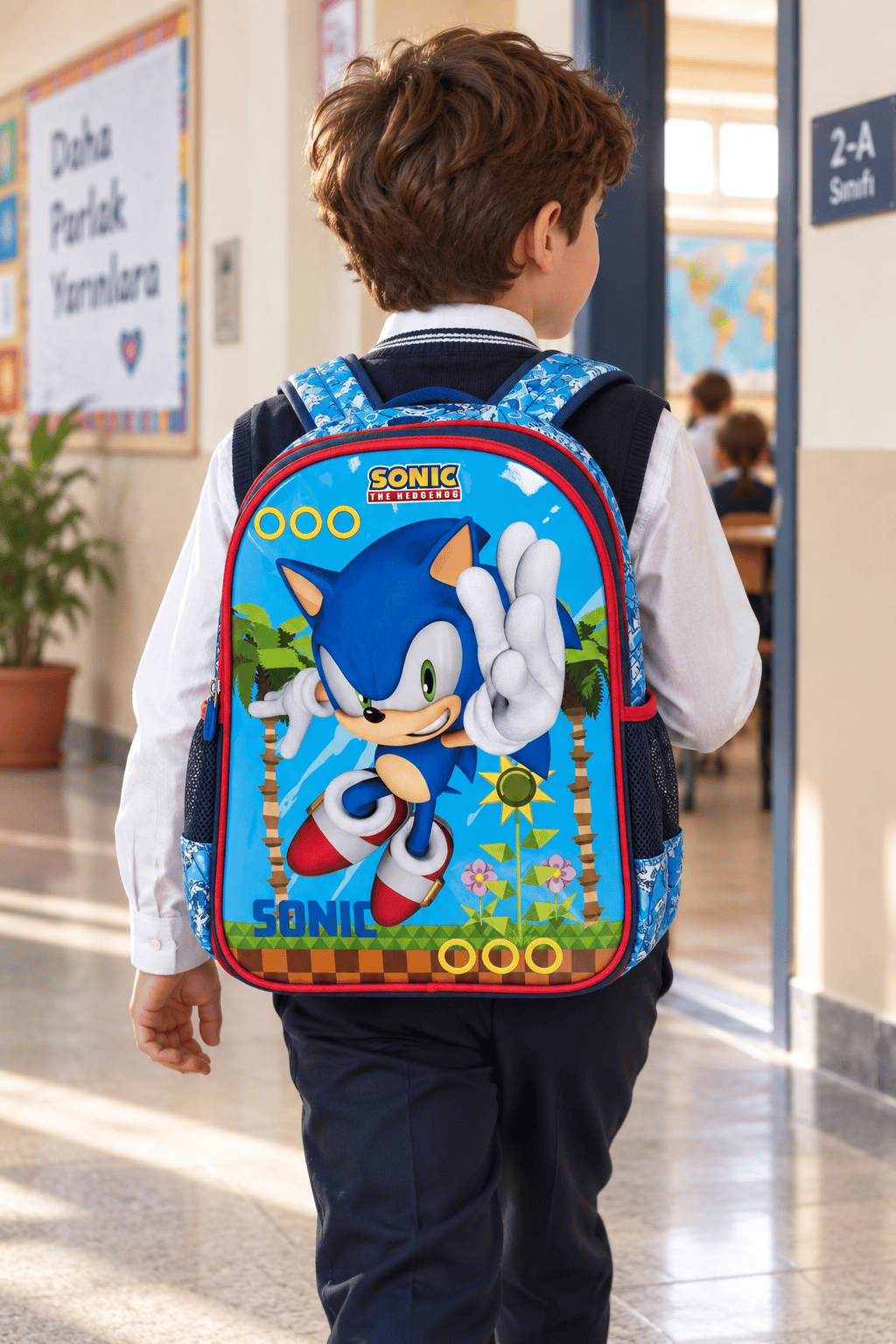 Sonic Okul Çantası 2060-9