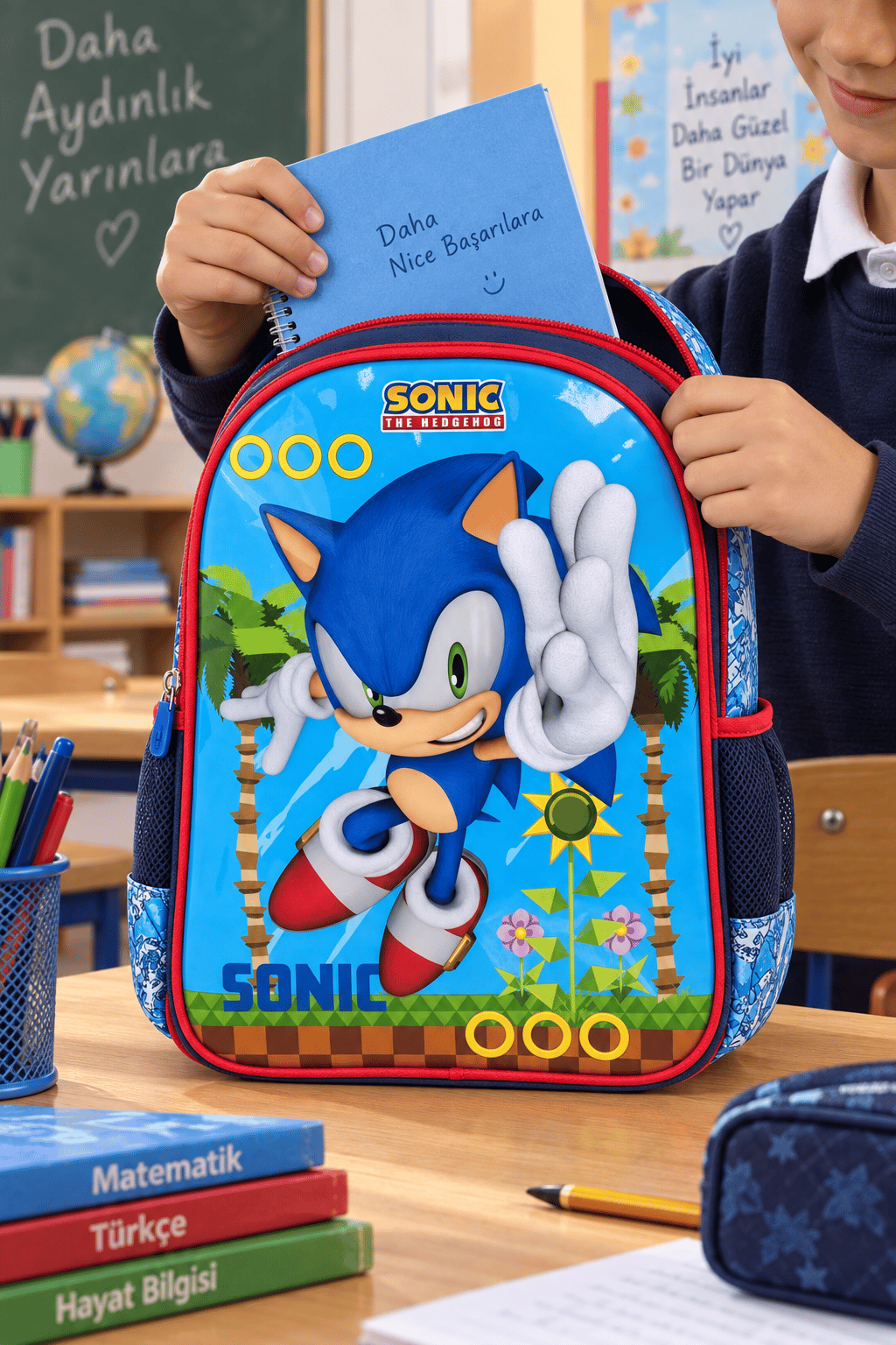 Sonic Okul Çantası 2060-9