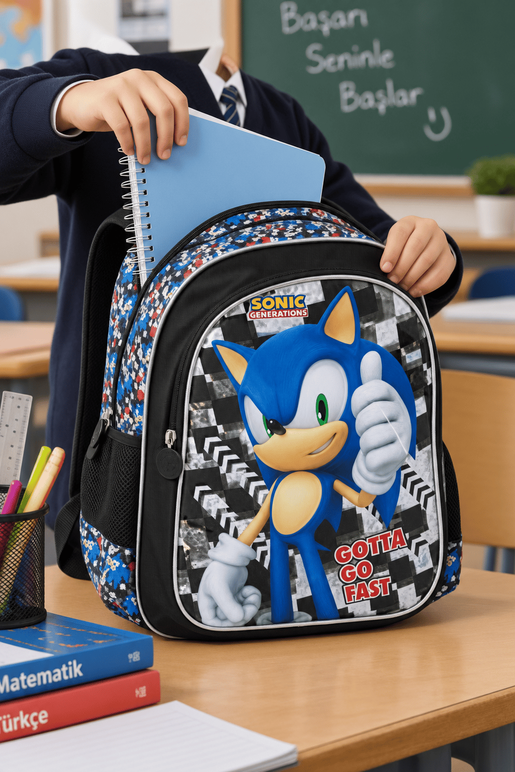 Sonic Okul Çantası 2065-9