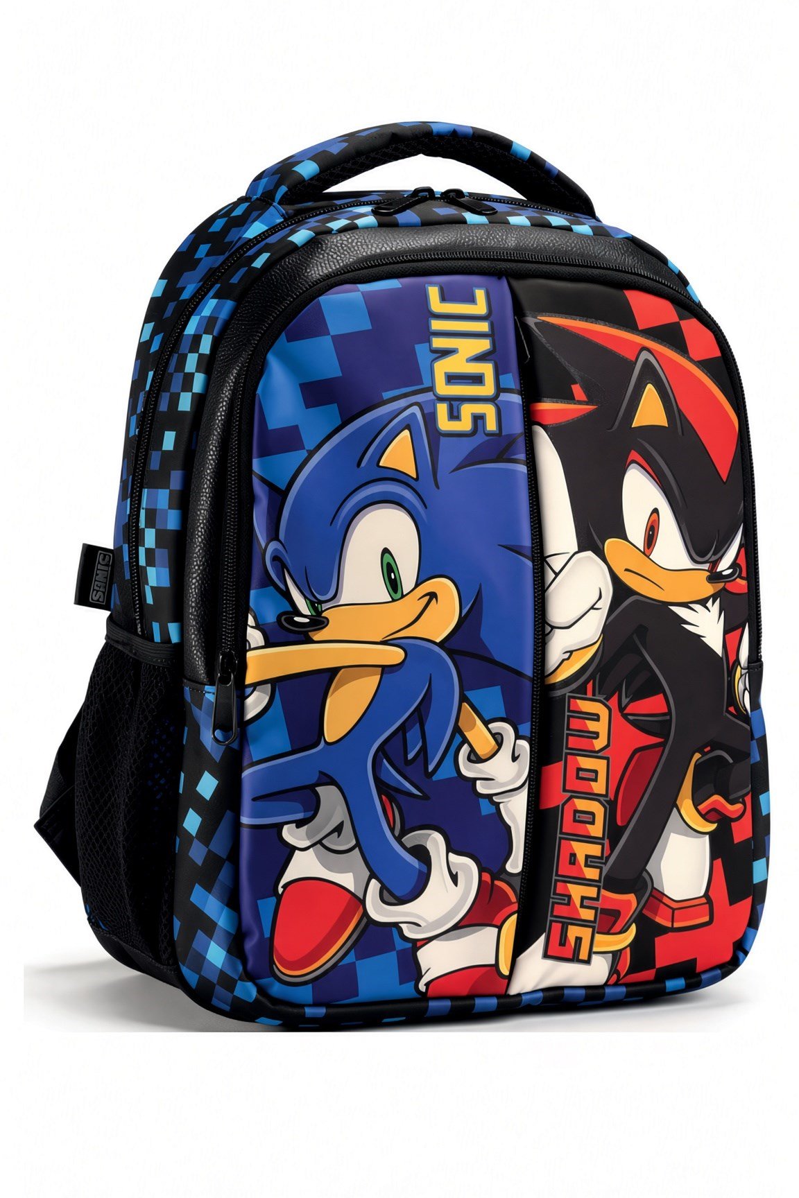 Sonic Shadow çift bölmeli okul Çantası 3589