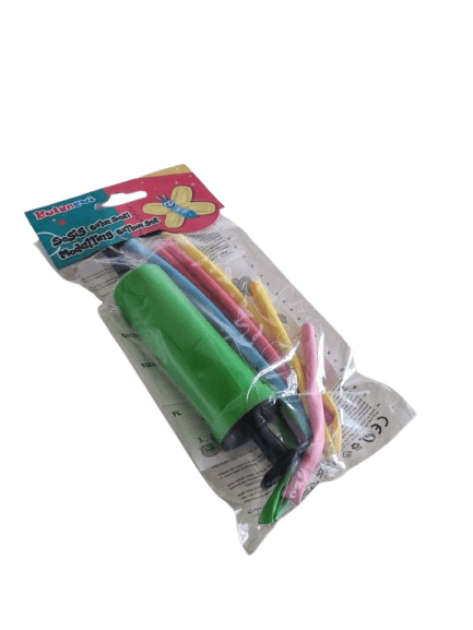 Sosis Balon Seti 1 Sosis Balon Şişirme Pompası ve 5 Sosis Balon