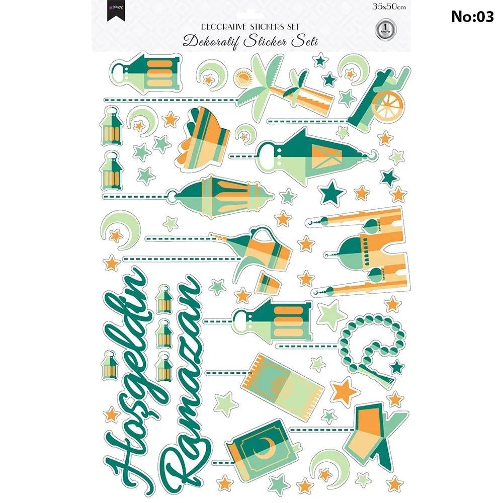 Stickers RAMAZAN 35x50 12Lİ