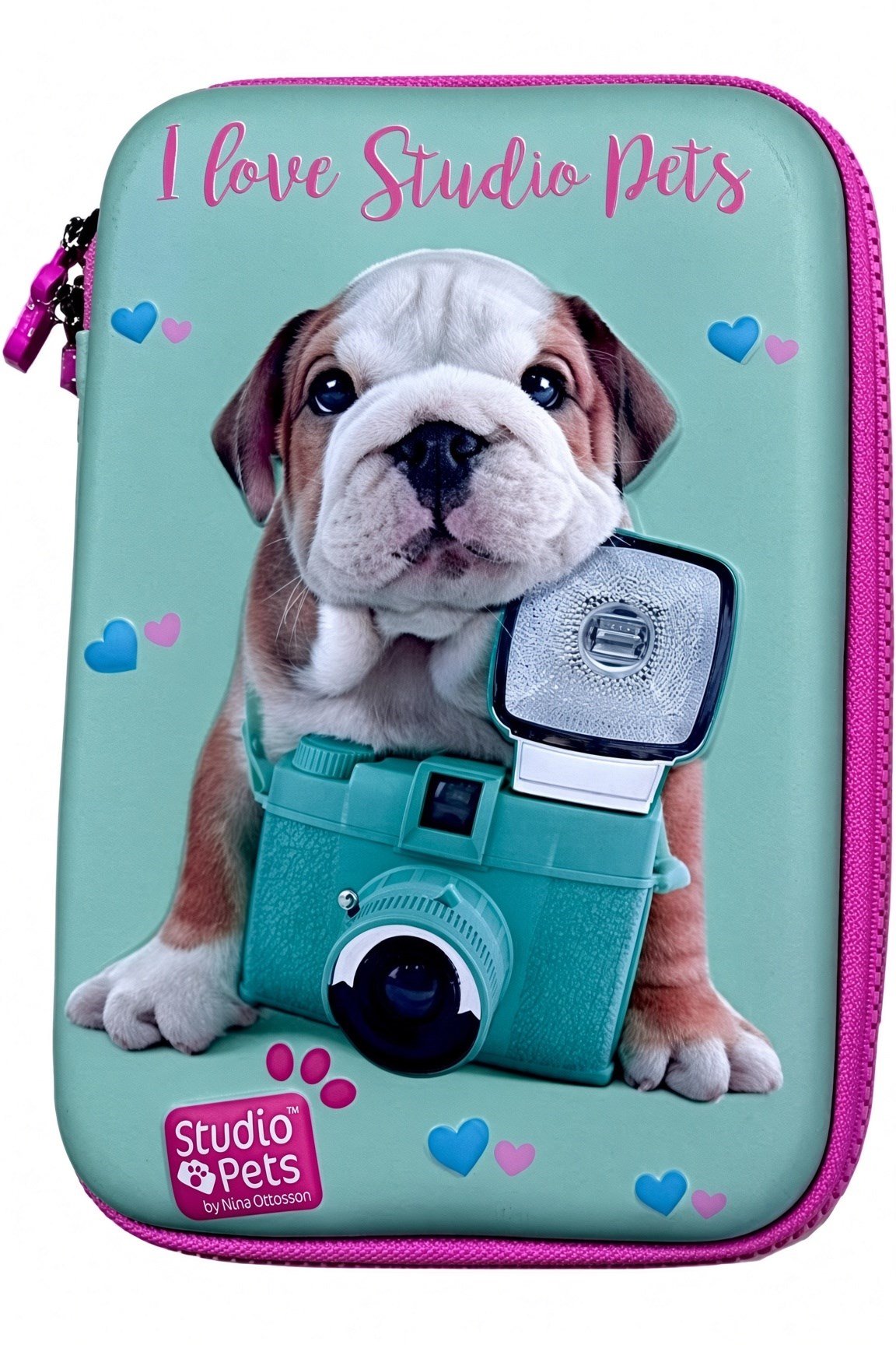 STUDİO PETS PT-7785 eva kalem çantas KÖPEKLİ-YEŞİL