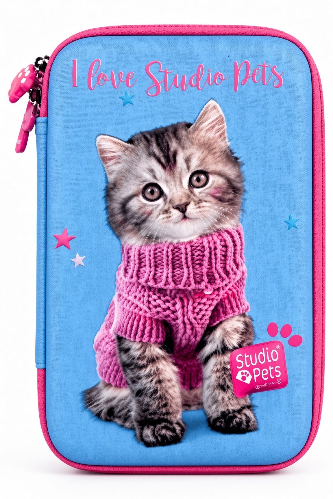 STUDİO PETS PT-7785 eva kalem çantas KEDİLİ-MAVİ