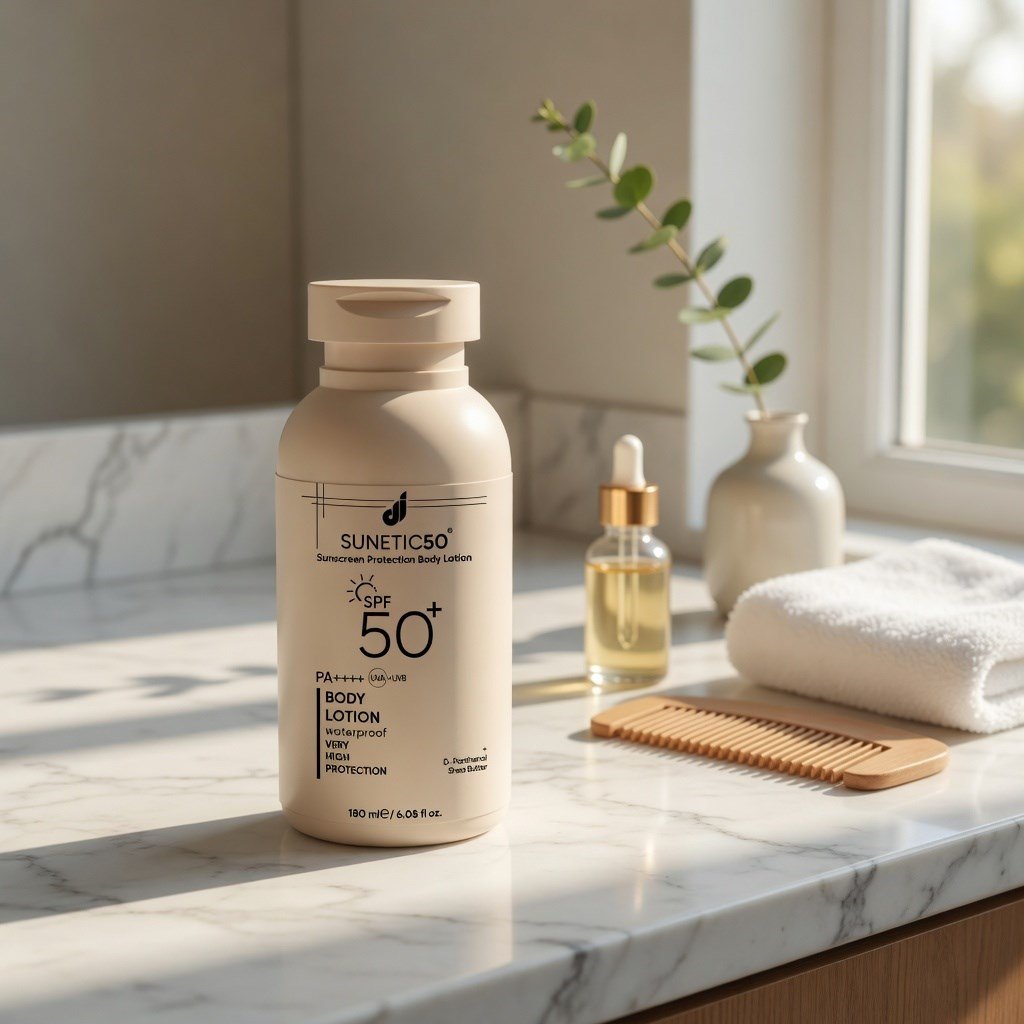 Sunetic 50+SPF Güneş Koruyucu Vücut Losyonu 180ml