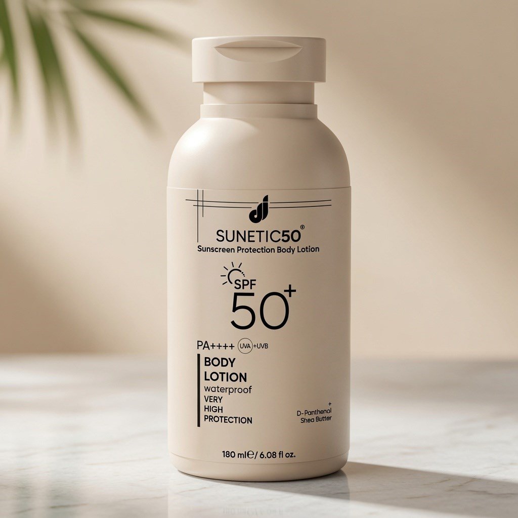 Sunetic 50+SPF Güneş Koruyucu Vücut Losyonu 180ml