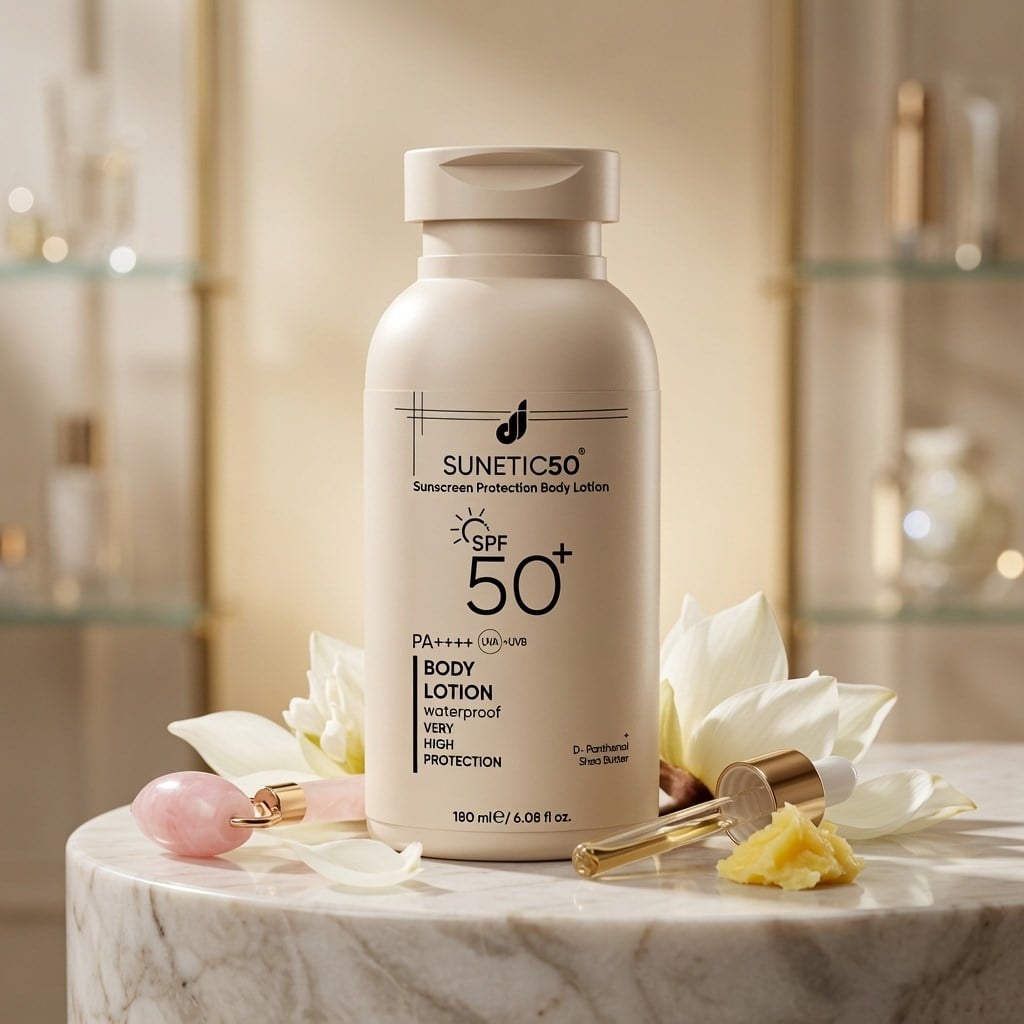 Sunetic 50+SPF Güneş Koruyucu Vücut Losyonu 180ml