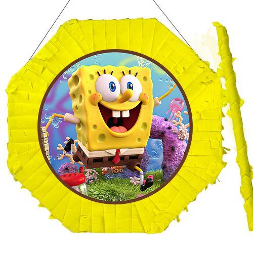 Sünger Bob Pinyata 42cm + Sopası