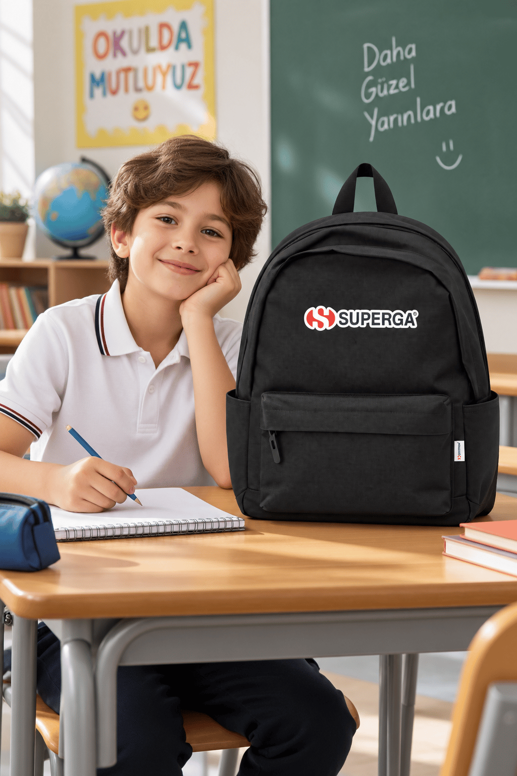 SUPERGA CONTOUR LOGO SIRT ÇANTASI
