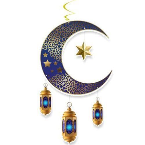 Süs Sarkıt RAMAZAN tavan AYYILDIZ kandi90*30MAVİ