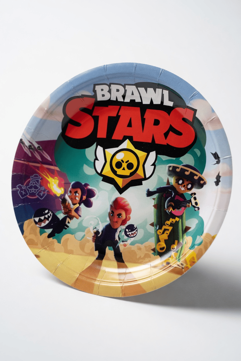 Tabak BRAWL STARS 8 li 23 Cm                