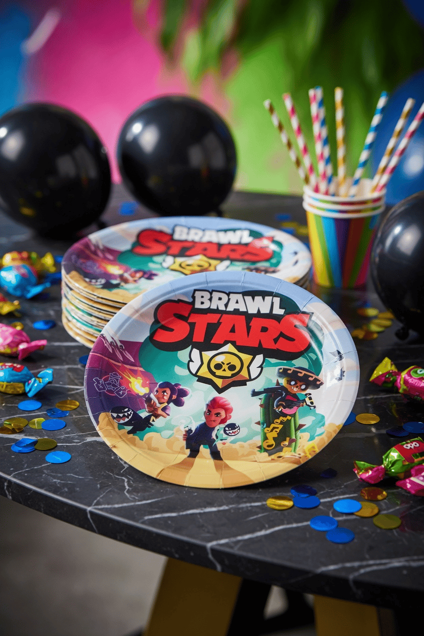 Tabak BRAWL STARS 8 li 23 Cm                