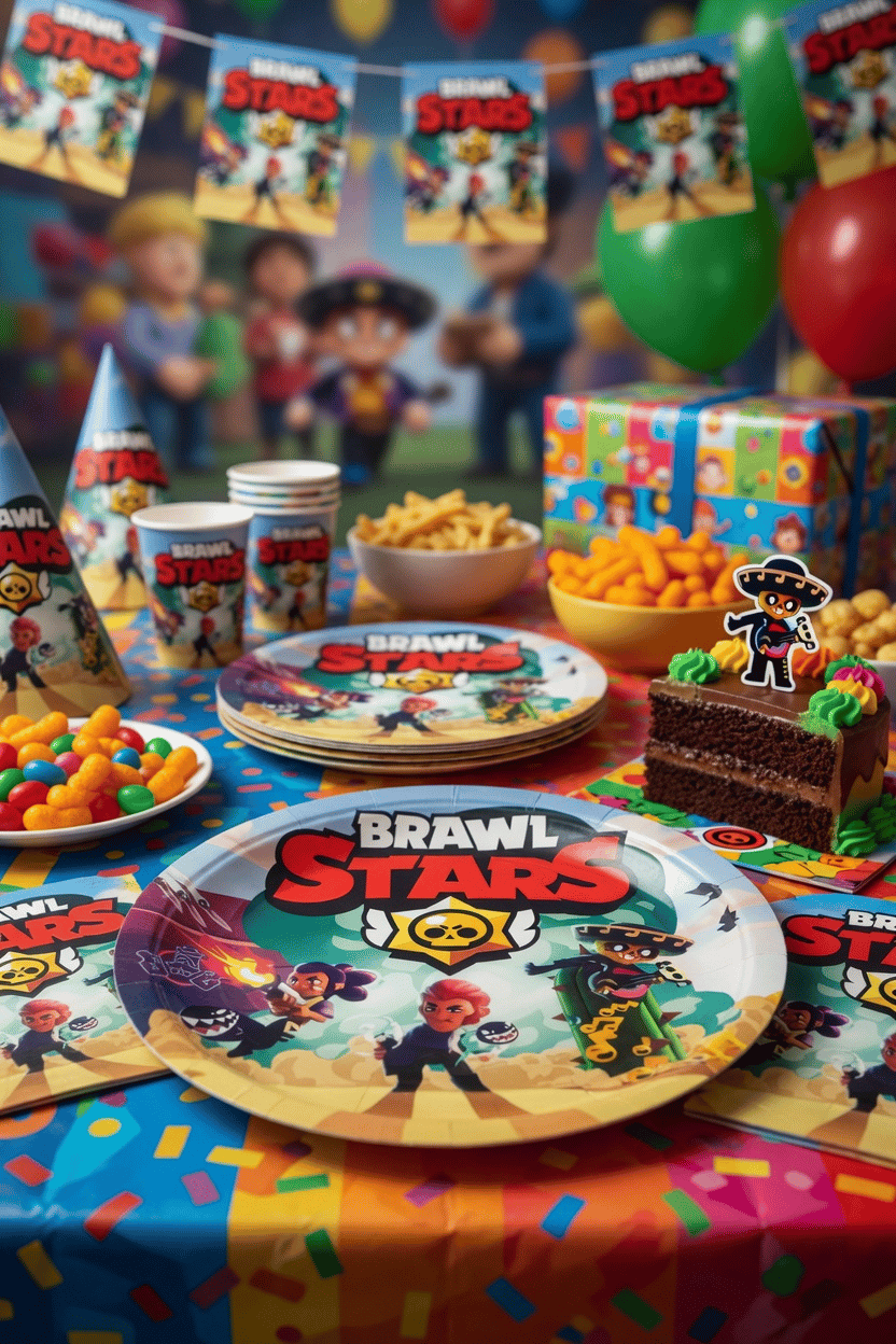 Tabak BRAWL STARS 8 li 23 Cm                