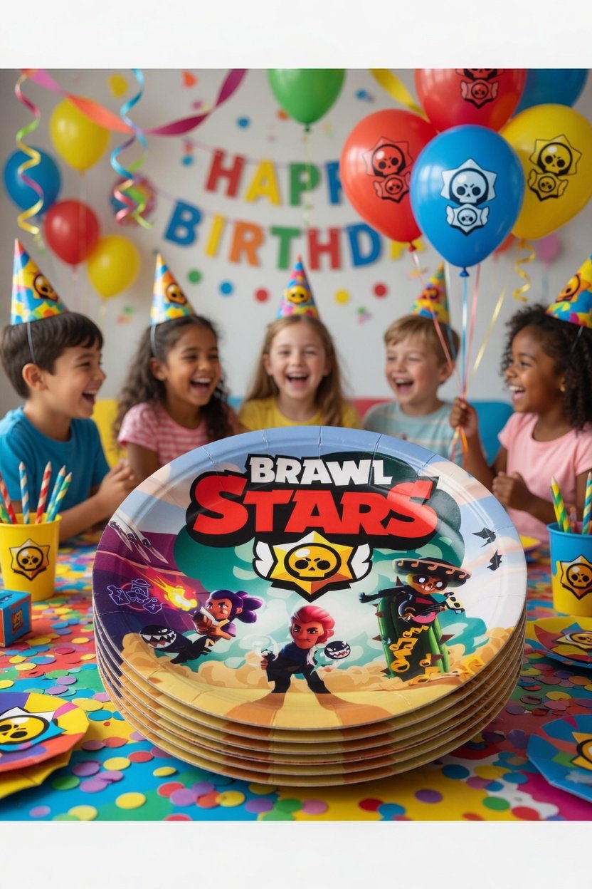 Tabak BRAWL STARS 8 li 23 Cm                