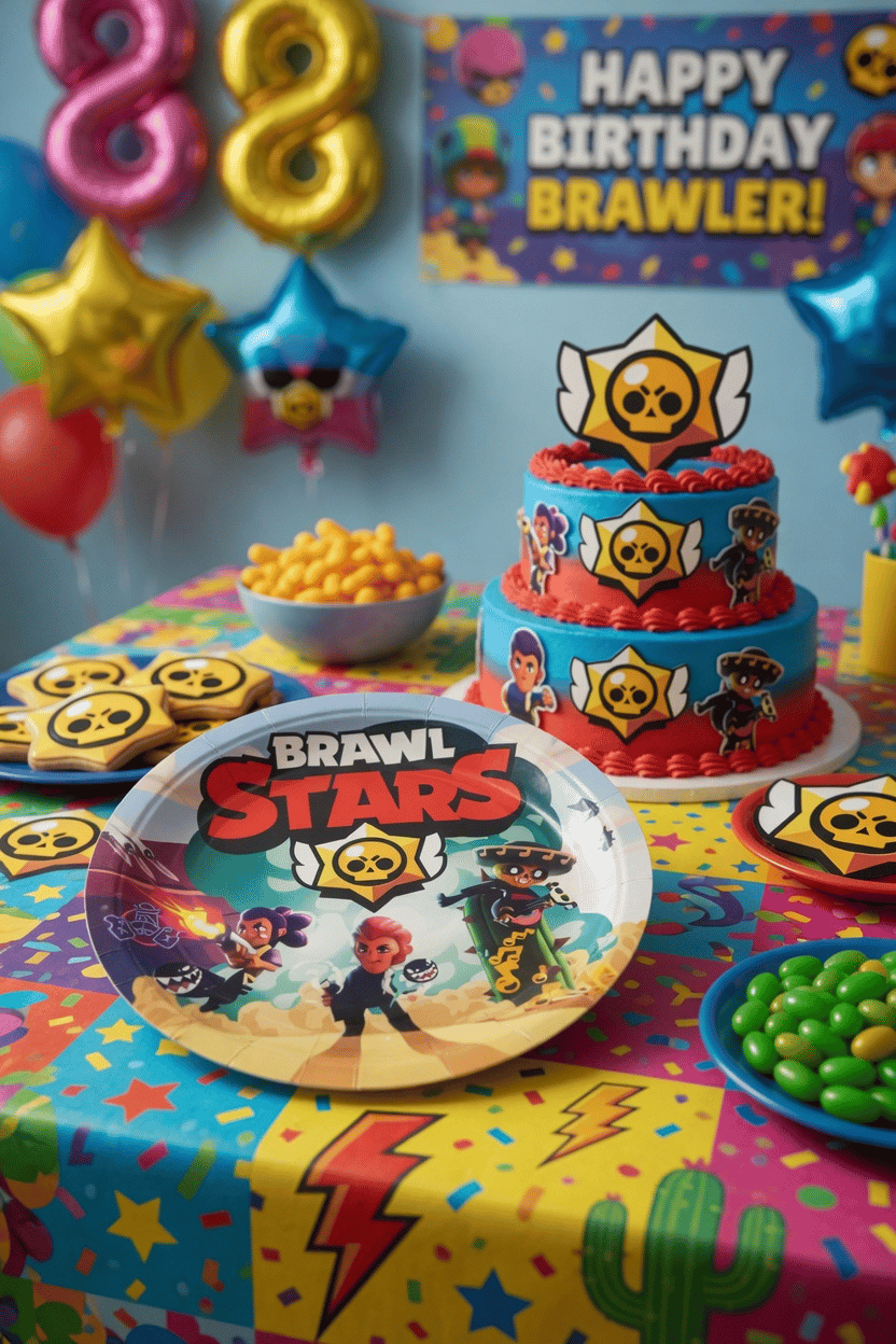 Tabak BRAWL STARS 8 li 23 Cm                
