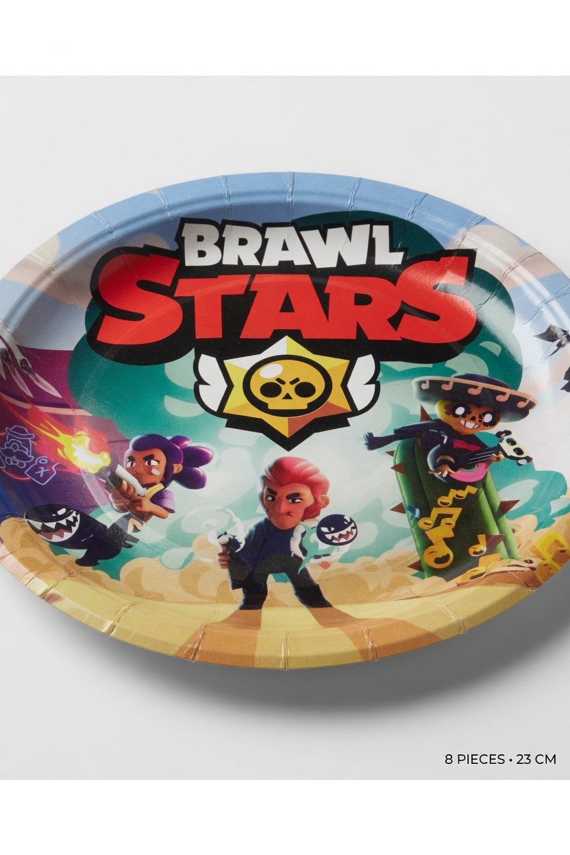Tabak BRAWL STARS 8 li 23 Cm                