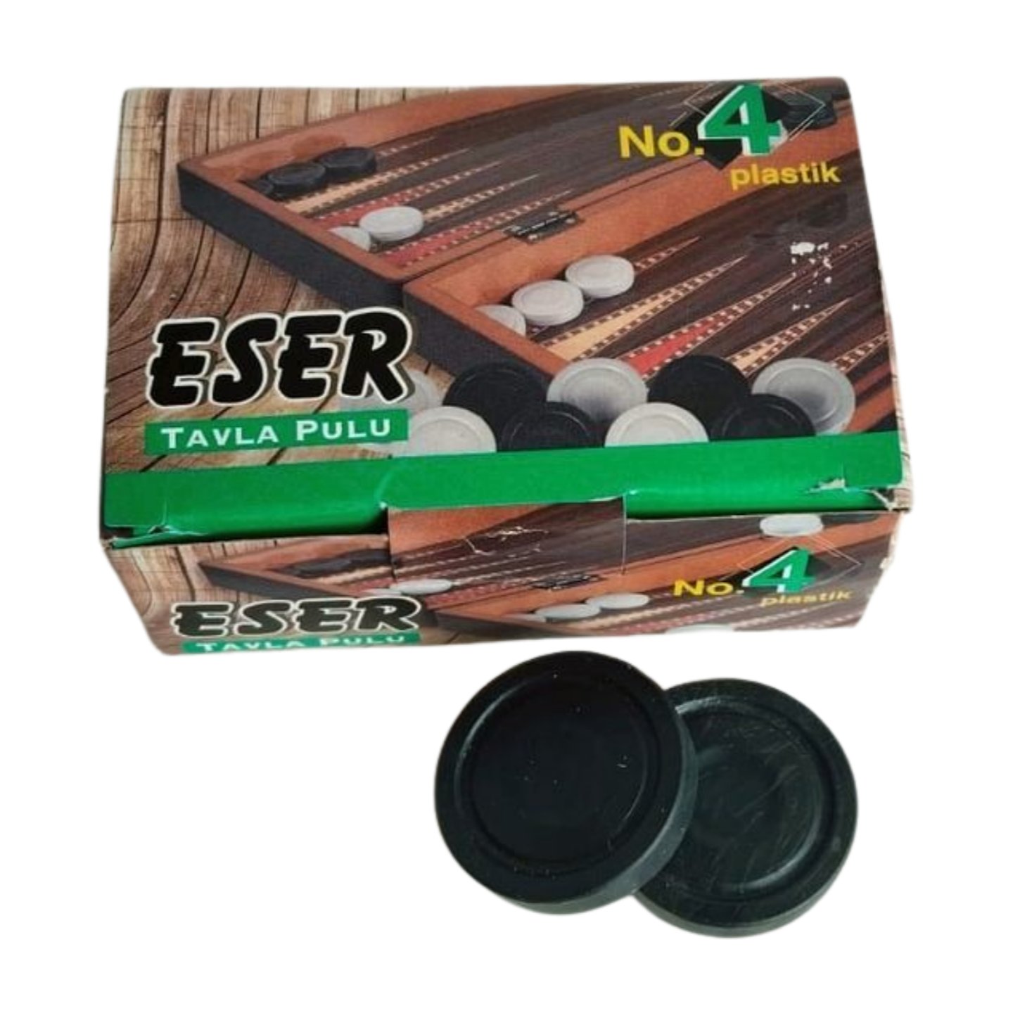 Tavla Pulu Yedek No:4 Zar Hediyeli Plastik