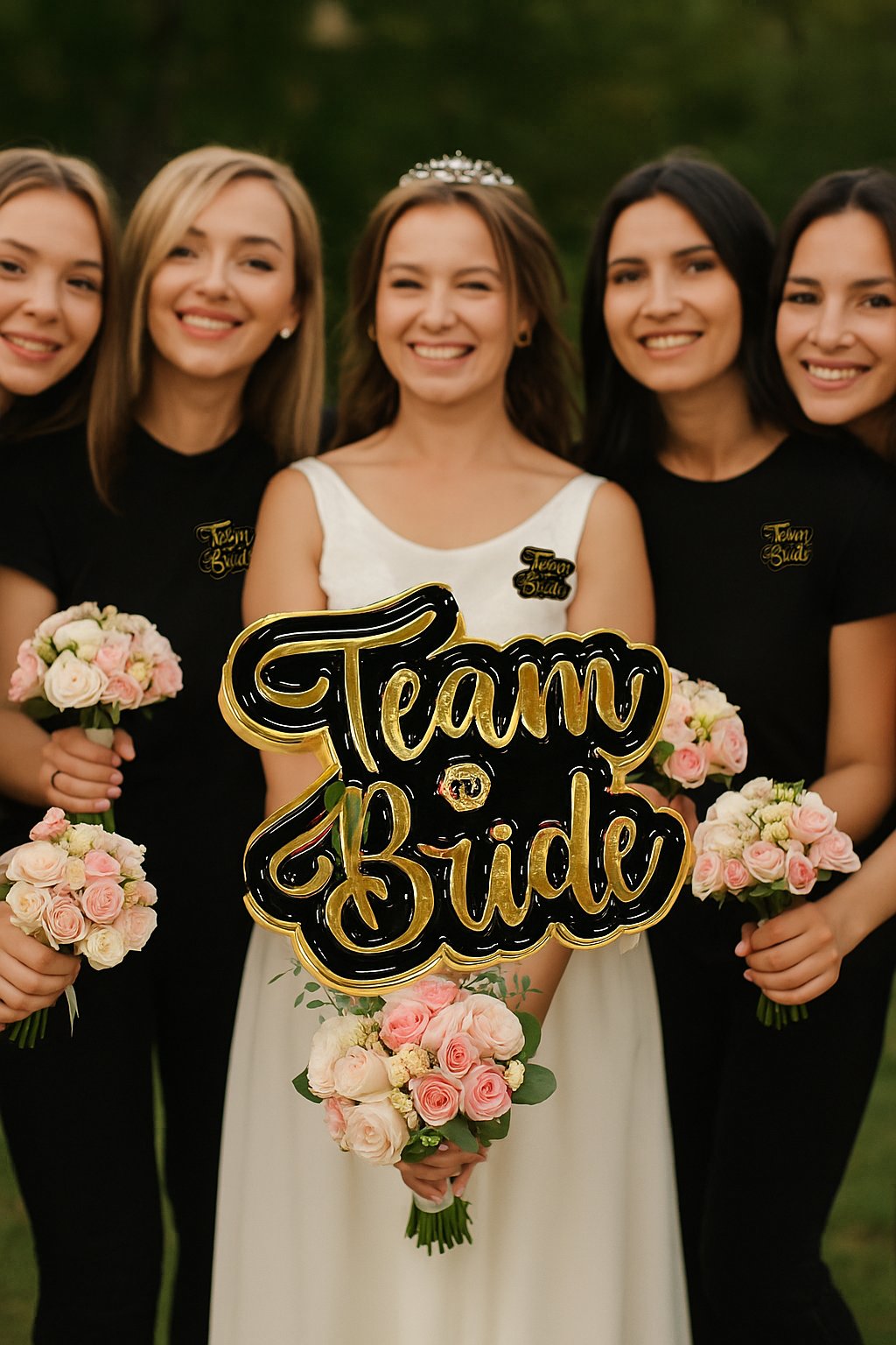Team bride yazılı yaka rozeti siyah üstü gold yazı Bekarlığa veda Bride to be partisi Gelin nedimeleri