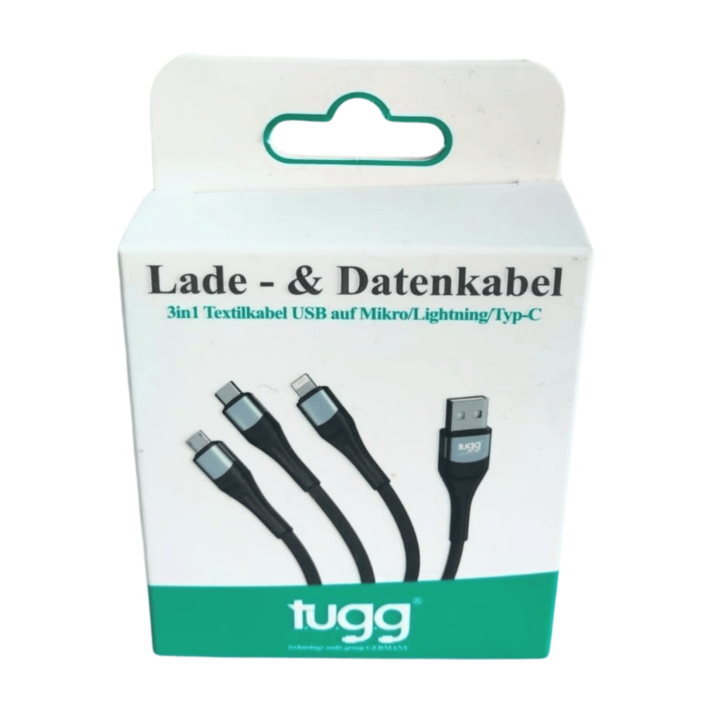 Tugg Germany Şarj Kablosu.104626 Usb Çoklayıcı Micro/Lightning/Type-C