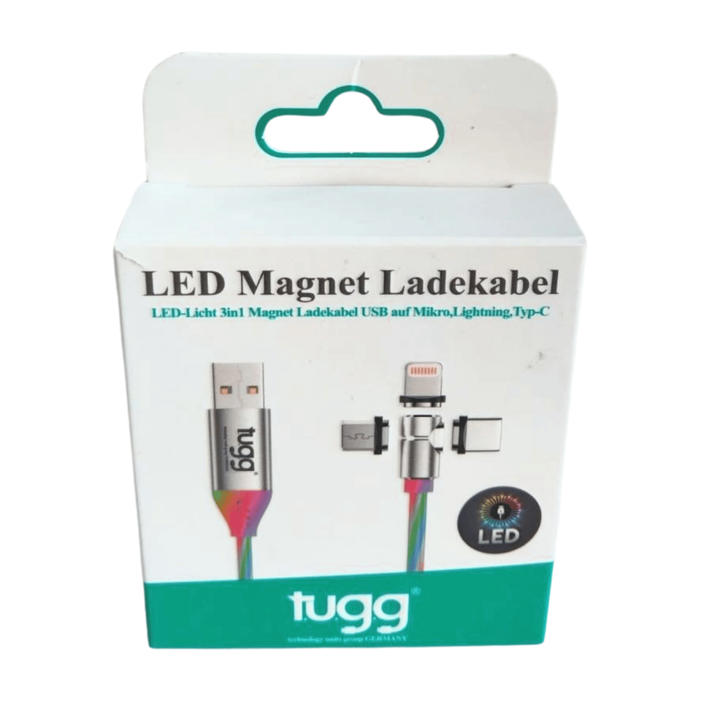 Tugg Germany Şarj Kablosu Mıknatıslı Micro/Type-C/Lightning to Usb A