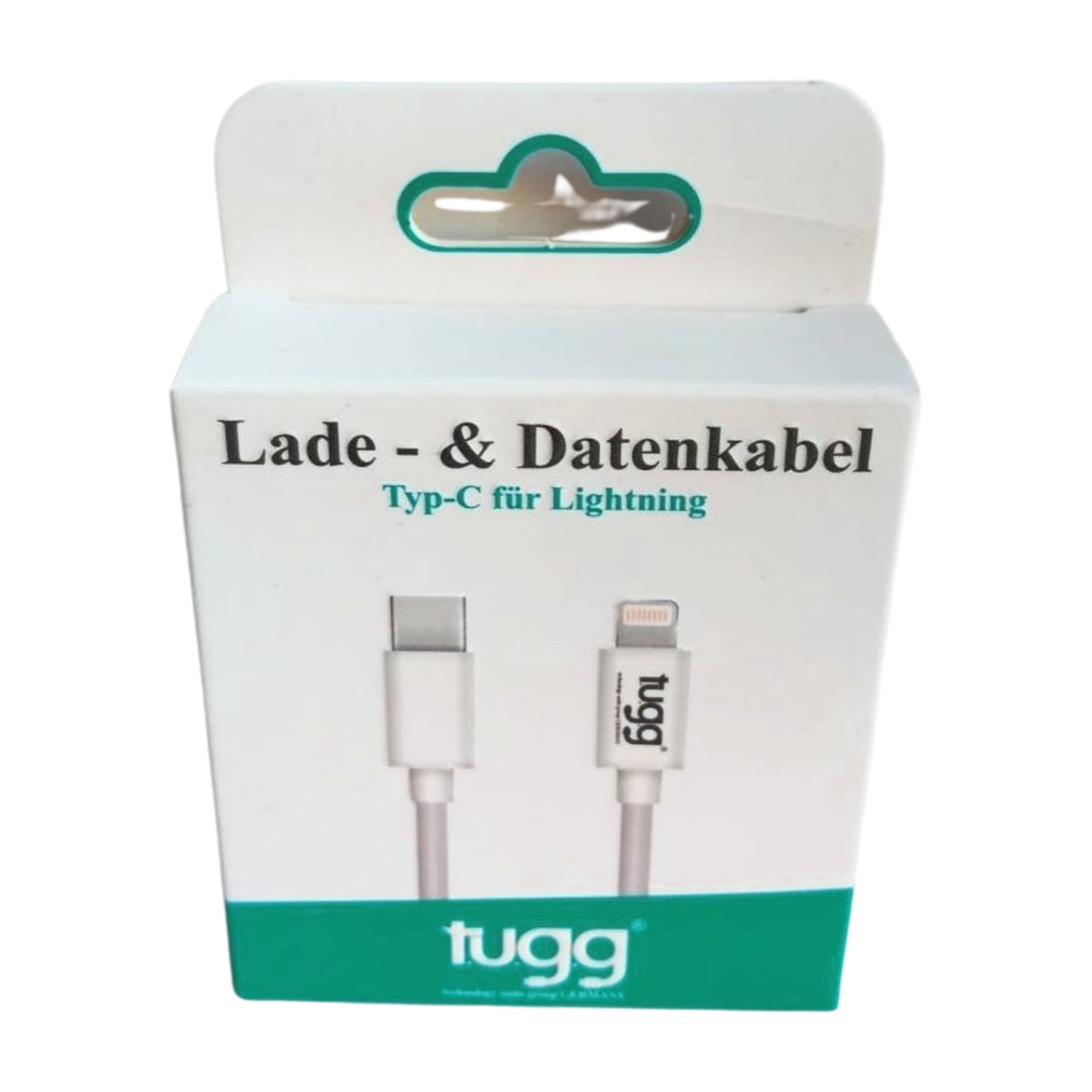 Tugg Germany Şarj Kablosu Veri Aktarım Kablosu Ultra Hızlı Type-C to Lightning 104621