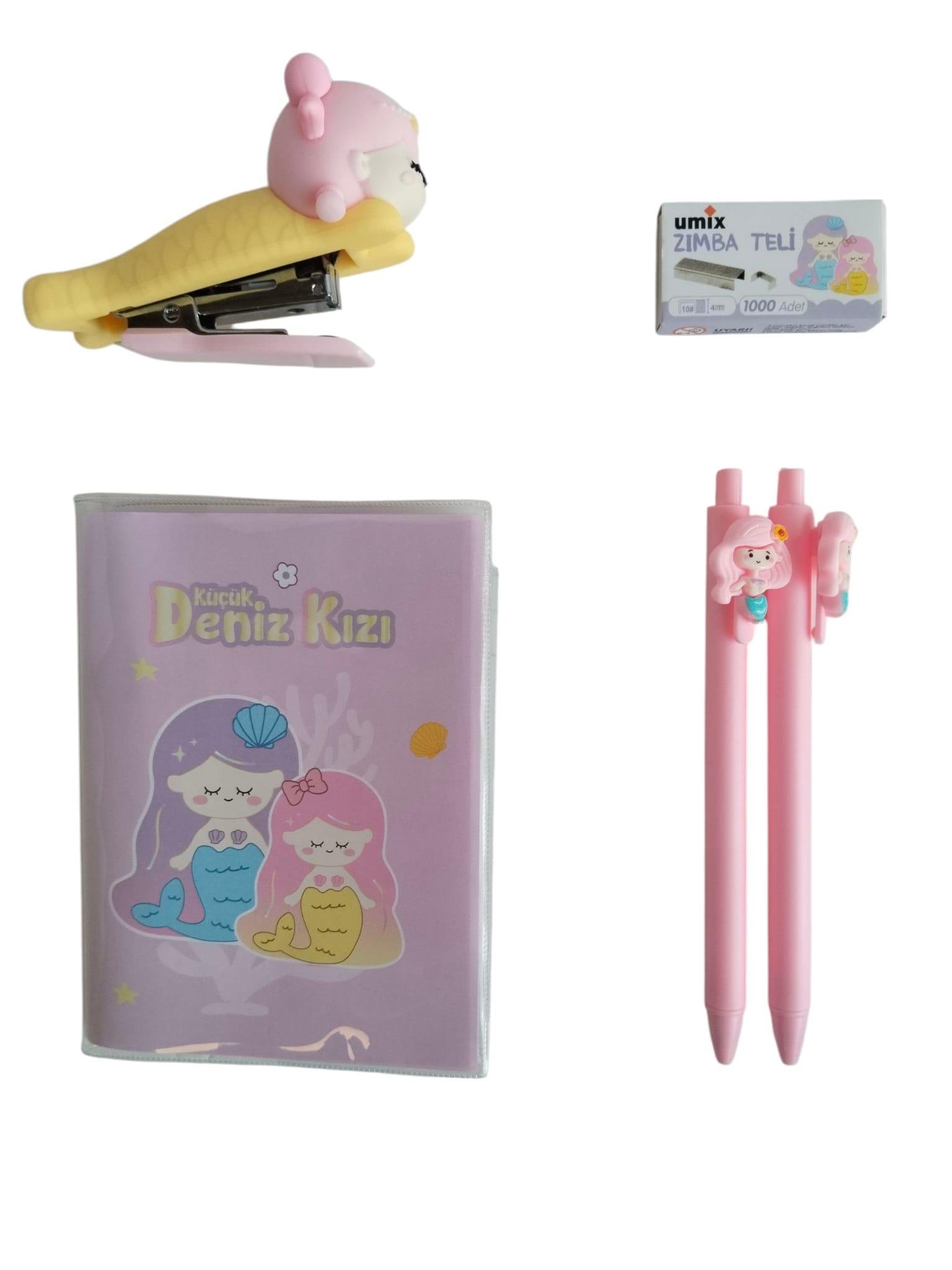 Umix Little Mermaid Kırtasiye Zımba Seti