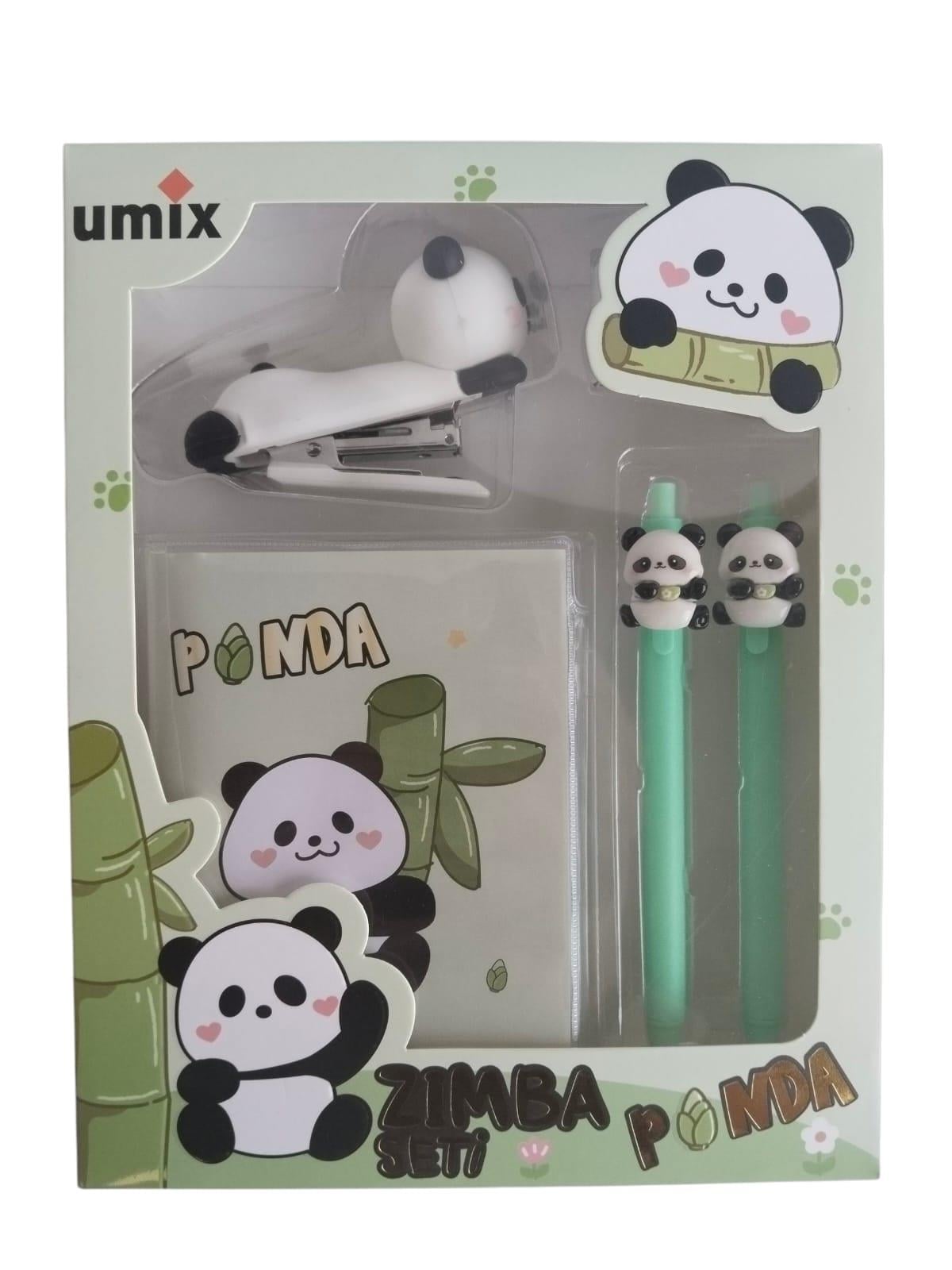 Umix Panda Kırtasiye Zımba Seti