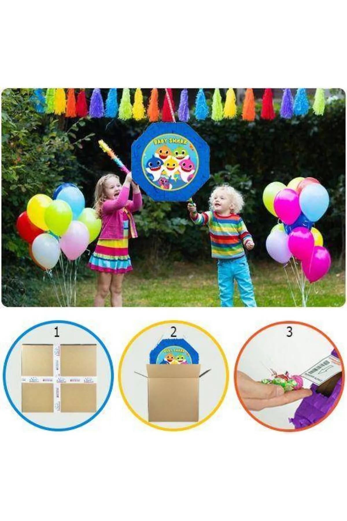 Unicorn Deniz Atı Pinyata 42 cm + Sopası