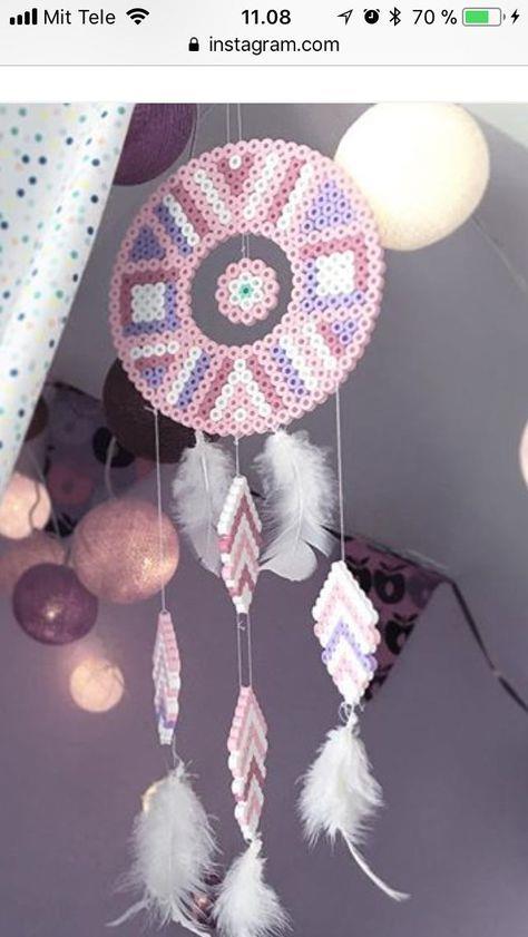 Ütüyle yapışan hama sanat seti rüya kapanı-küpe-anahtarlık-pleksi etkinliği ütü kağıdıyla 33 malzemeli