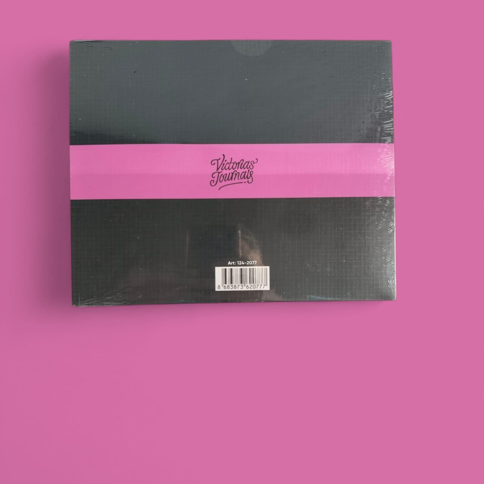 Victoria's Journals Hediye seti13*18 128 sayfa defter + ayna+ tüken. kalem ve 4 lü post it seti