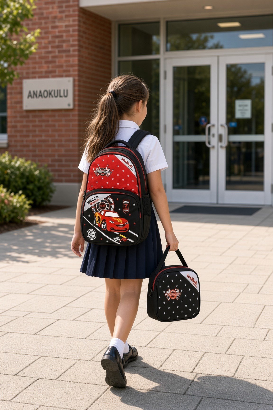 Waddell Okul Çantası Araba 5014