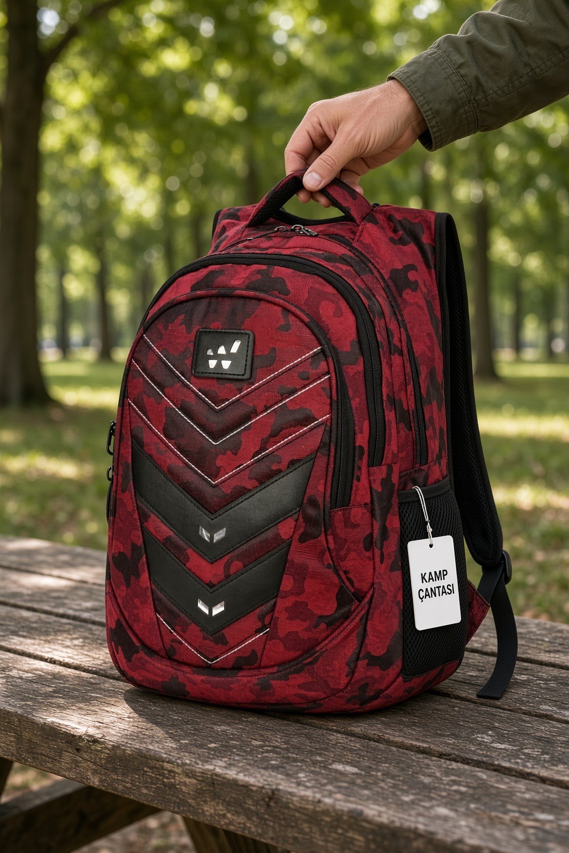 Waddell Sırt Çantası Kamuflaj 3052 BORDO