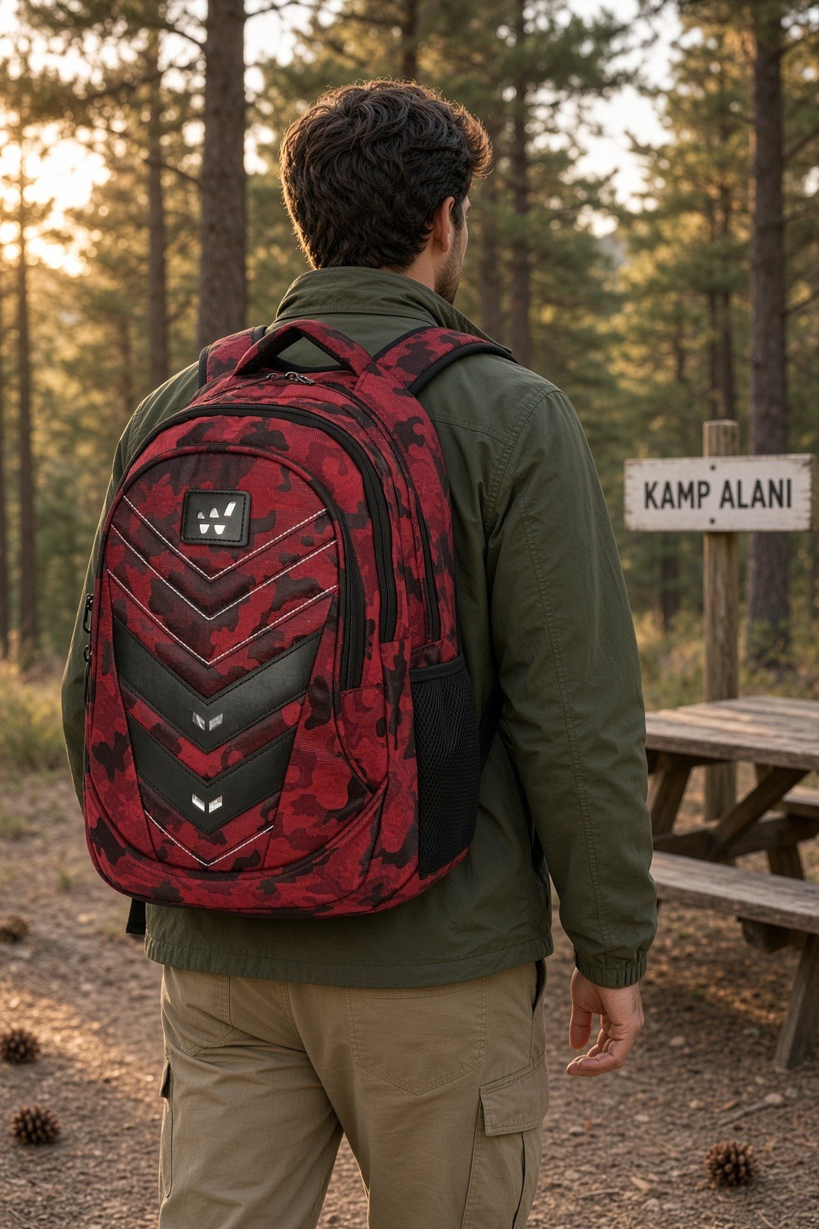 Waddell Sırt Çantası Kamuflaj 3052 BORDO
