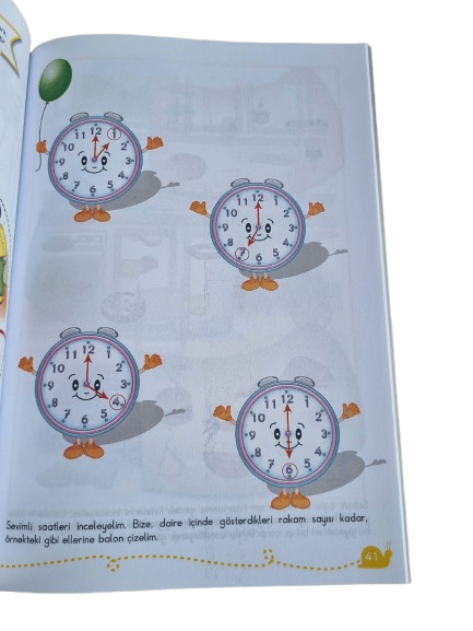 Yaş Ağaç Eğıitim Dizisi Patik (1-2-3-4) Okul Öncesi 4 Kitaplık Etkinlik Öğretici Set