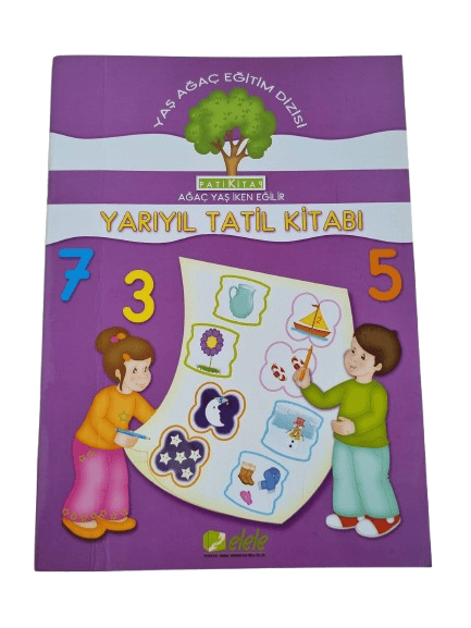 Yaş Agaç Yarıyıl Tatil Kitabı Okul Öncesi 5-6 yaş Etkinlik Kitabı 32 sayfa