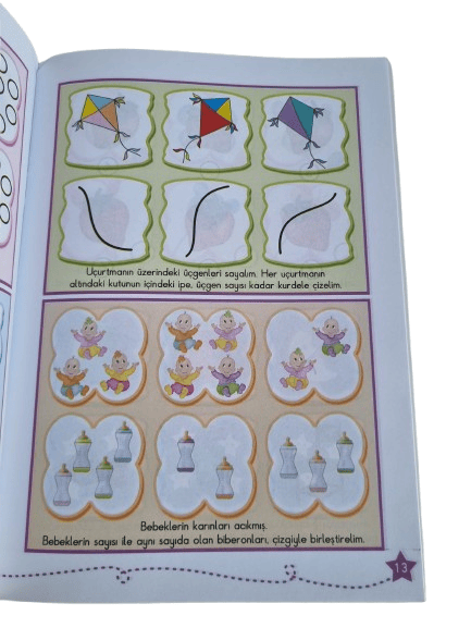 Yaş Agaç Yarıyıl Tatil Kitabı Okul Öncesi 5-6 yaş Etkinlik Kitabı 32 sayfa